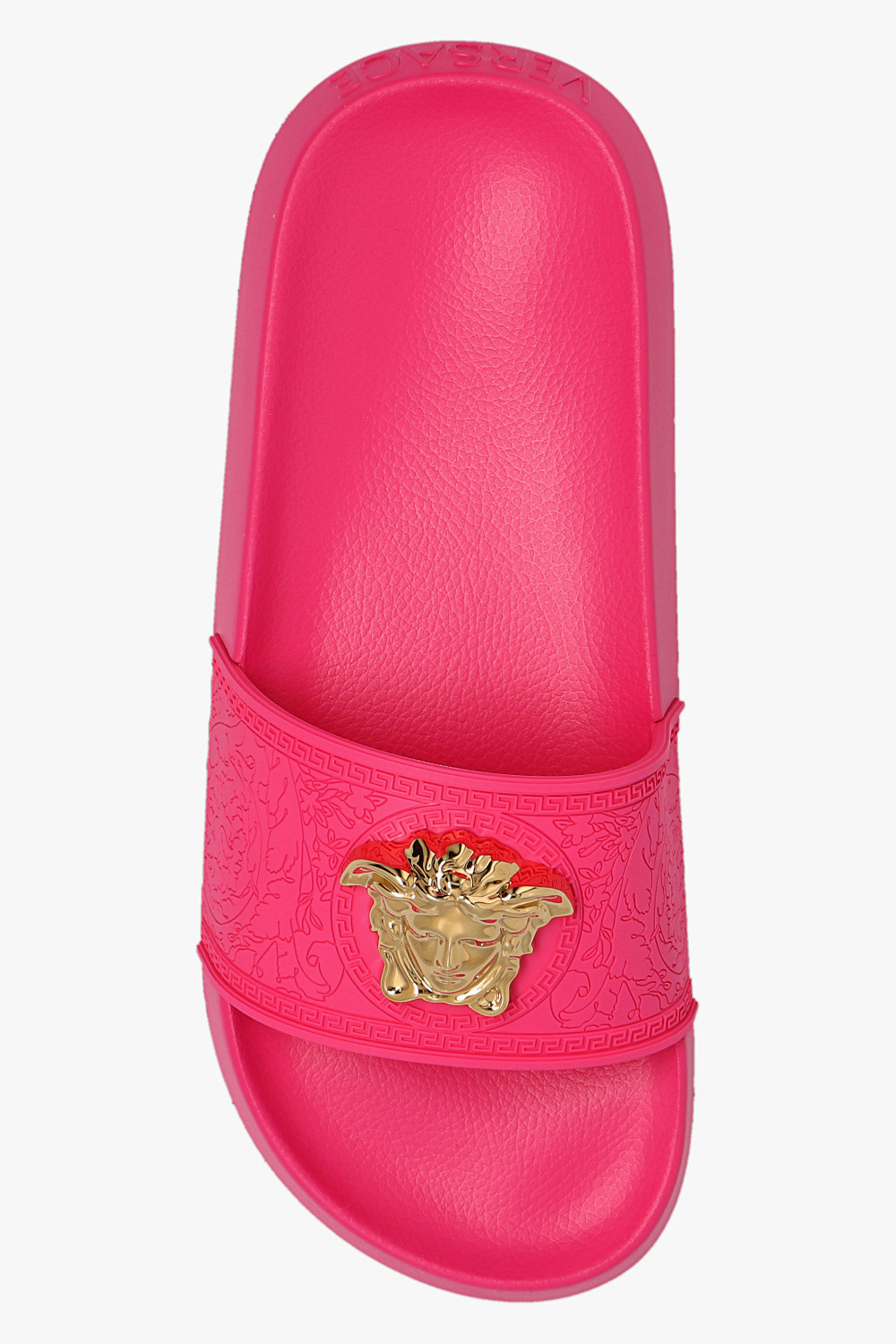 Versace hot sale slides pink